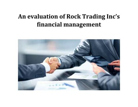 PPT An Evaluation Of Rock Trading Inc S Financial Management