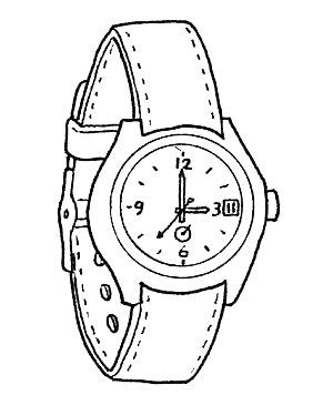 Watch Coloring Page At GetColorings Free Printable Colorings