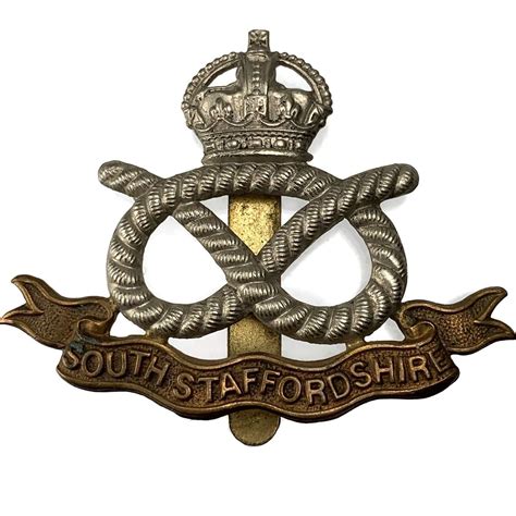 Ww1 South Staffordshire Regiment Cap Badge