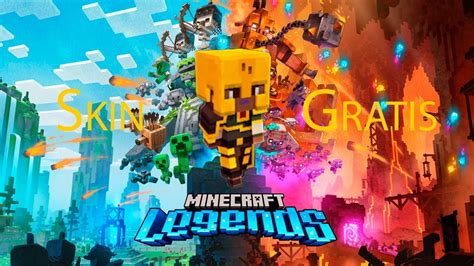 Desbloquear Skin GRATIS En MINECRAFT LEGENDS HEROE QUEBRANTA PORTALES