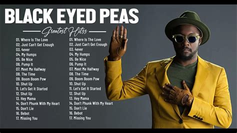 Black Eyed Peas Greatest Hits Black Eyed Peas Best Songs Black Eyed