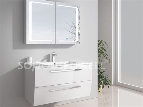 Hs E1950 Bathroom Cabinet Europe Tall Bathroom Cabinet White High Gloss Hangzhou Housen