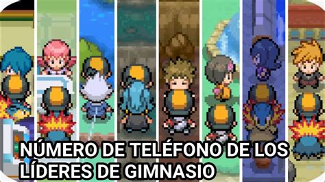 Pokémon HeartGold y SoulSilver Ubicacion de los líderes para obtener