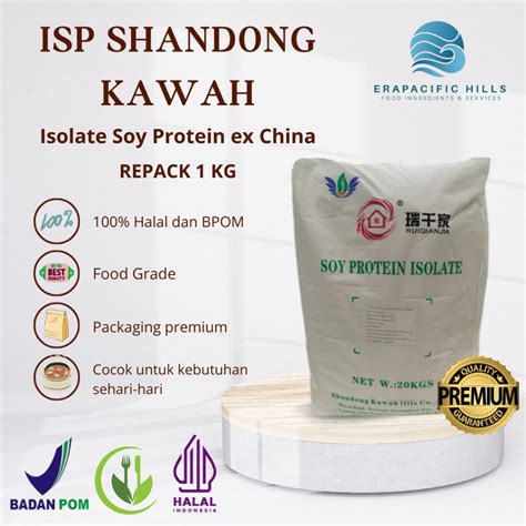 Jual Isolated Soy Protein Isp Repack Kg Shandong Kawah Food