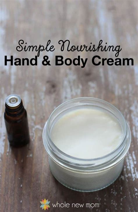 Easy Diy Hand And Body Cream Super Nourishing Homemade Lotion Recipe