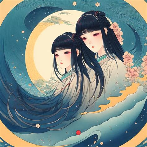 Andrea Beaty Ukiyo E Style Surreal Mysterious Str