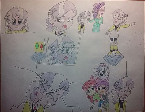 Safe Artist Jebens Apple Bloom Diamond Tiara Scootaloo