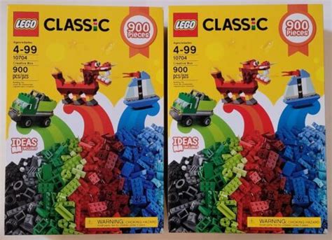 2x Lego 10704 Classic Creative Box 1800 Pieces Total Lodi Bricks