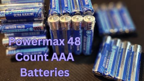 Powermax Count Aaa Batteries Ultra Long Lasting Alkaline Battery