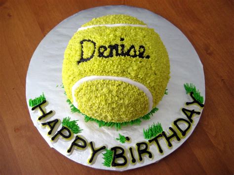 Love Tennis Cake Tennis Ball Ball Birthday