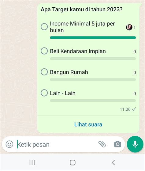 Cara Membuat Polling Di Grup Whatsapp Waroeng Java