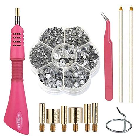 Hotfix Applicator Hot Fix Rhinestone Applicator Wand Setter Tool Kit