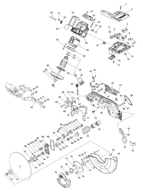 Makita Ls1219 305mm Slide Compound Miter Saw Spare Parts SPARE LS1219