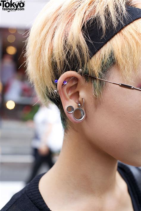 Gauged Ears In Harajuku Tokyo Fashion News