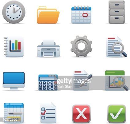 Office Icons Stock Clipart | Royalty-Free | FreeImages