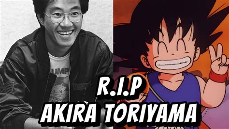 Akira Toriyama Passed Away Youtube