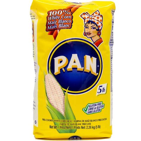 P A N Harina Blanca Pre Cooked White Corn Meal Kg Arepas White