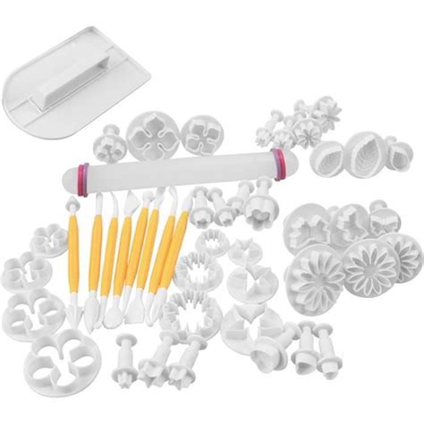 46Pcs Emporte Pièces Diy Moules À Gâteau En Forme De Flocons De Neige