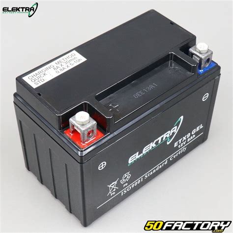 Batterie Elektra Battery Etx V Ah Gel Piaggio Zip Sym Orbit Xmax