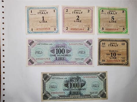 Italy Banconote Lire Allied Military Currency Catawiki