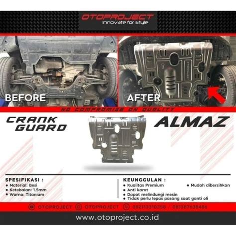 Jual Crank Guard Cover Pelindung Bawah Mesin Otoproject Wuling Almaz