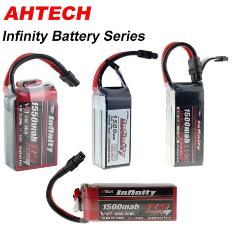 1 2 PCS AHTECH Infinity 4SIP 14 8V 1500mAh 1550mAh 85C 200C Graphene