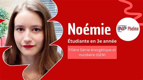 Interview de Noémie étudiante en 2e année à Grenoble INP Phelma UGA