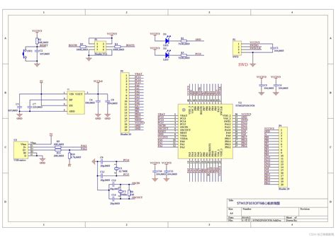 Stm32f103点亮led流水灯如何点亮stm32f103上的灯 Csdn博客