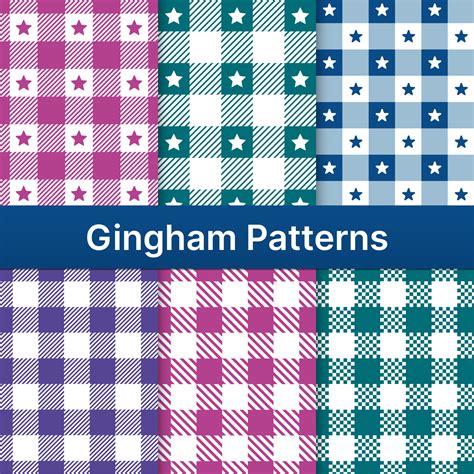 Massive Gingham Patterns Bundle 40 Items MasterBundles