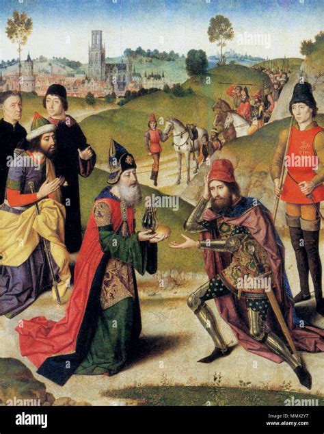 The Meeting Of Abraham And Melchizedek Between 1464 And 1467 Dieric