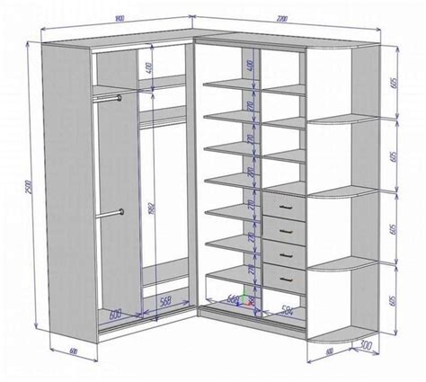 Modelos De Closet Con Medidas Geocax