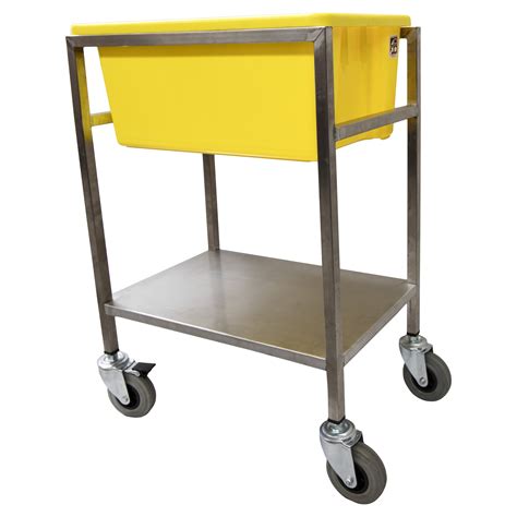 Stock Picking Crate Trolley With 52L Crate MP10 Miranda Plastics