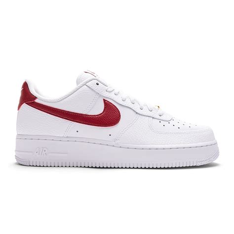 Nike Men Air Force 1 07 White Team Red White