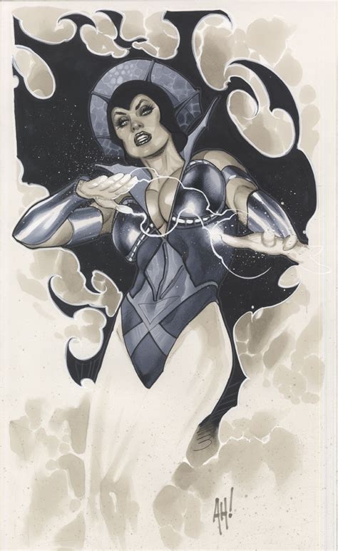 Evil Lyn By Adam Hughes Comic Art Community Gallery Of Comic Art