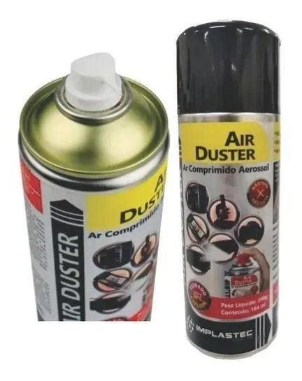 Spray Ar Comprimido Aerosol Air Duster Limpeza Pc Bga Tufao Implastec