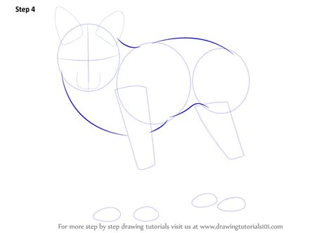 Learn How to Draw a Fox (Zoo Animals) Step by Step : Drawing Tutorials