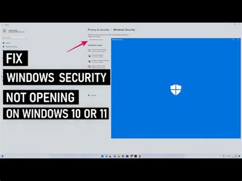 Fix Windows Security Showing Blank White Screen Empty Windows