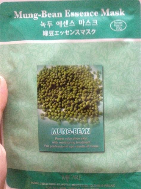 Review: MJCARE Mung-Bean Essence Mask | SkinFormulae - Your One Stop ...