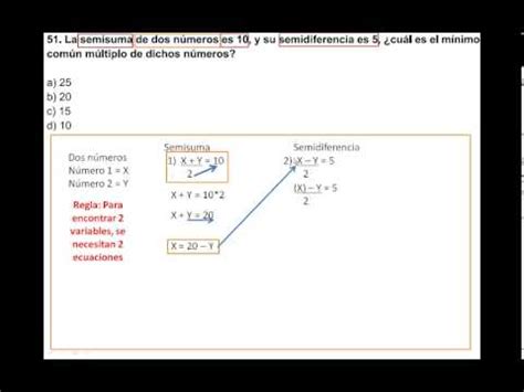 Examen Snna Matem Ticas Ejercicio De Problemas