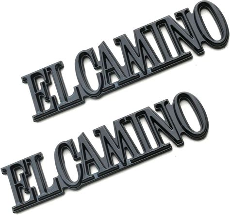 Amazon 2Pcs Fit For 1978 1987 El Camino Quarter Panel Emblem 3D