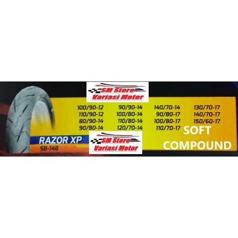 Jual COD Ban Luar Soft Compound Motor Swallow SB 148 Razor XP 80 90 90