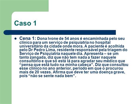 Exemplo De Estudo De Caso Clínico Enfermagem BRAINCP