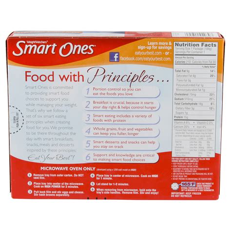 Smart Ones Breakfast Sandwich Nutrition Facts - Nutrition Ftempo