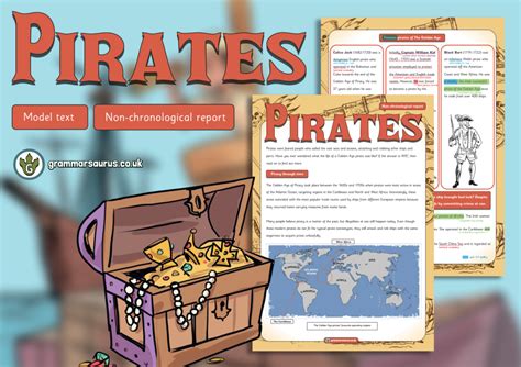 Year Model Text Non Chronological Report Pirates Grammarsaurus