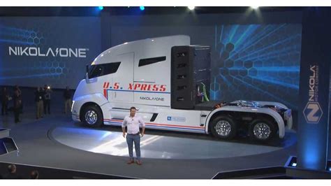 Nikola One Unveiled Hydrogen Electric Semi Truck With 320 KWh Battery