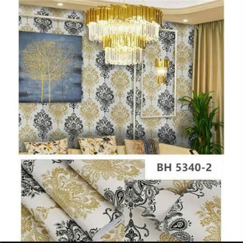 Jual Home Wallpaper Sticker Dinding Batik Lemon 45cm X 10 M Cod