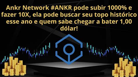 Ankr Network Ankr Pode Subir E Fazer X Vem Em Forte Alta E