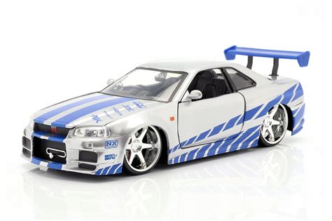 Nissan Skyline GT R R34 2002 Brian Szybcy i Wściekli F F Jada Toys 1