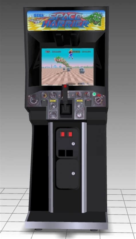 Space Harrier Upright Arcade Machine - DownloadFree3D.com