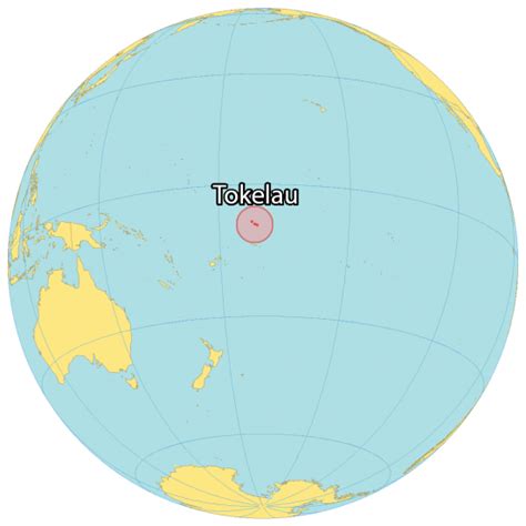 Map of Tokelau - Atolls and Villages - GIS Geography